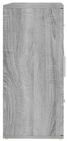 Aparador 91x29,5x65 cm derivados de madeira cinzento sonoma