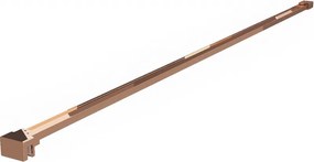 Mexen suporte simples para divisória de duche 6-8 mm, ouro rosa - 800-01-60
