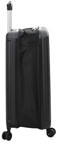 Mala Dobrável Shell Duro 20'' Preta 34x23x55,5 cm ABS