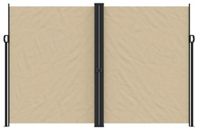 Toldo lateral retrátil 220x1000 cm bege