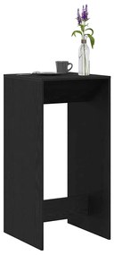 Mesa de Bar vidaXL Preto Carvalho 51x50x103,5 cm Madeira Engenharia