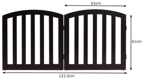 Extensão da barreira de segurança para cães Extensão da barreira de segurança para cães Protecção da escada da grelha Escada 123,5 x 61 cm