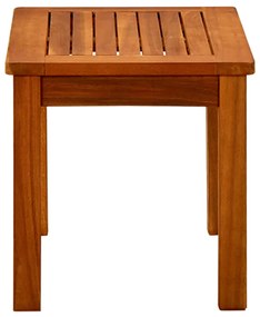 Mesa de centro p/ jardim 50x35x36 cm madeira de acácia maciça