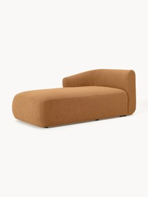 Módulo de canto chaise longue em bouclé Sofia