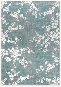 Tapete jacquard lavável para interior e exterior Sakura