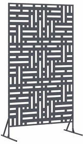 Tela de Privacidade Antracite 100x50x180 cm em Aço
