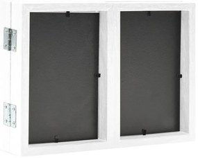 Moldura com três dobras 22x15 cm+2x(10x15 cm) branco