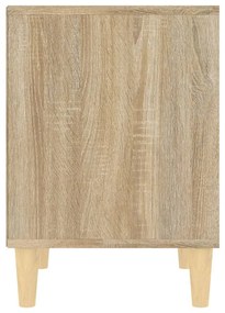 Mesas de cabeceira 2 pcs 40x35x50 cm carvalho sonoma