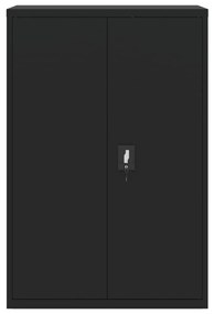 Arquivador 90x40x140 cm aço preto
