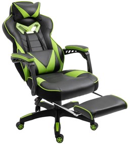 Vinsetto Cadeira de escritorio gaming ergonômica Altura ajustável Recl