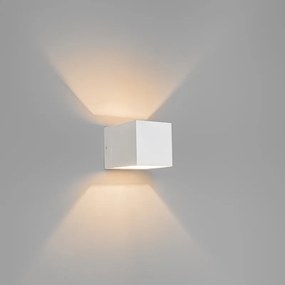Conjunto de 3 candeeiros de parede modernos brancos - Transfer Moderno