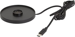 Candeeiro de Mesa Exterior Preto Recarregável Incl. Estação de Carregamento IP65 - Grill