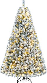 Árvore de Natal Artificial Altura: 183, Efeito Nevado, Verde