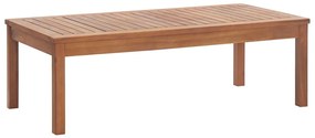 4 pcs conjunto lounge de jardim c/ almofadões acácia maciça