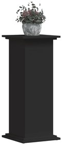 Suporte para plantas 33x33x80 cm derivados de madeira preto