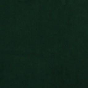 Cadeiras de jantar 2 pcs veludo verde-escuro