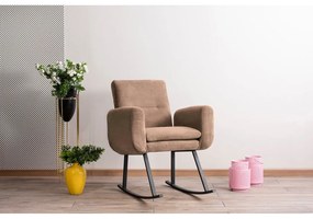 Cadeira de Balanço Kono – Castanho Claro – 86x50x99 cm
