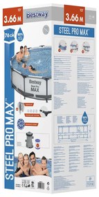 Bestway Conjunto de piscina Steel Pro MAX 366x76 cm