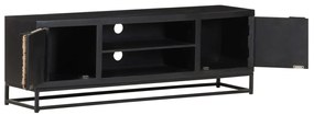 Móvel de TV 120x30x40 cm madeira de mangueira maciça