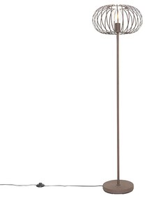 Candeeiro de pé design castanho ferrugem - Johanna Design