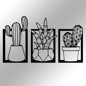 Acessório Decorativo de Parede Nazen – Preto – 49 x 29 cm