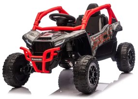 Buggy elétrico para Crianças Kawasaki 24V 4x4 TERYX KRX1000 Vermelho