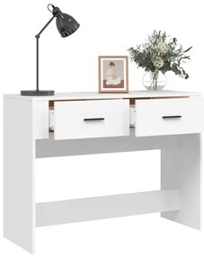 Mesa consola 100x39x75 cm derivados de madeira branco