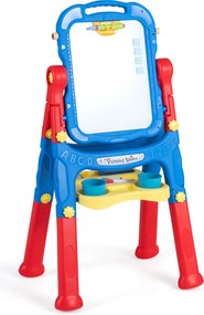 Cavalete de Arte Infantil, 50 x 36 x 72,5 cm, Dupla Face Giratória, Azul