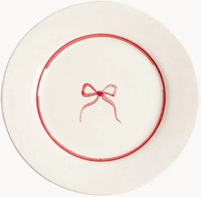 Prato de pequeno-almoço pintado à mão Bow