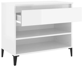 Sapateira 70x36x60 cm derivados de madeira branco brilhante