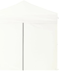 Tenda para festas dobrável com paredes laterais 2x2 m branco