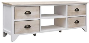 vidaXL Móvel de TV 108x30x40 cm madeira paulownia maciça