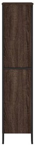 Estante 80x31x137,5 cm derivados de madeira carvalho castanho
