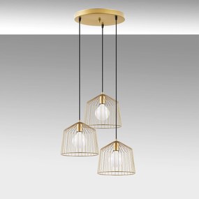 Chandelier Cat – Dourado Brilhante – 50 x 50 x 121 cm