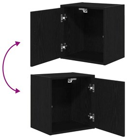 Armários de parede para garagem 2 pcs derivados de madeira