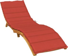 vidaXL Almofadão para espreguiçadeira 200x50x4cm mesclado tecido