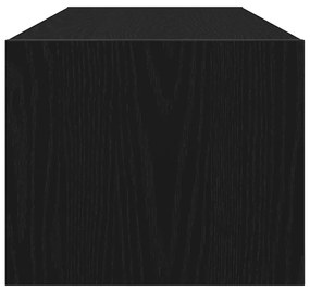 Móvel de TV 100x31x25,5 cm derivados de madeira carvalho preto