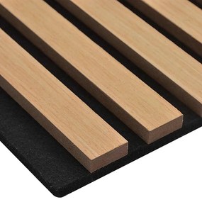 Painéis de parede acústicos 8 pcs ripado 60,5x60 cm