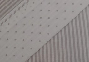 Jogo de lençóis 100% algodão - COIMBRA CINZA da Casa&Algodão: cama 140/150cm - 1 lençol superior 240 x 290 cm + 1 lençol inferior 240 x 290 cm + 2 fronha almofada 50x70 cm