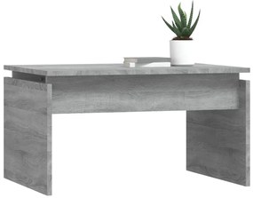 Mesa de centro 68x50x38 cm derivados de madeira cinza sonoma