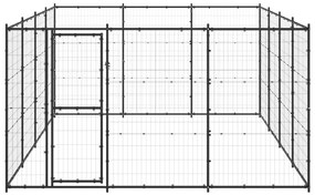 Canil de exterior 14,52 m² aço