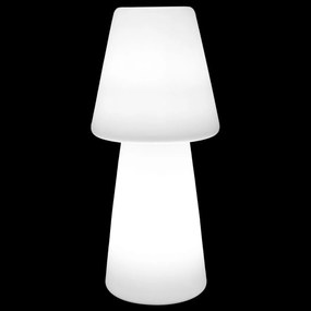 Lâmpada de Mesa Bossa Branco Poliuretano 28 X 28 X 60 cm