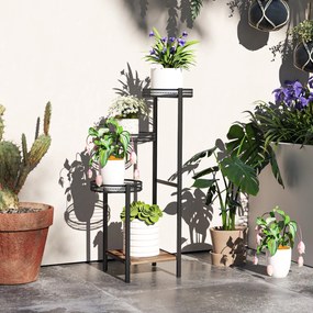 Suporte para Plantas de 4 Níveis Suporte de Aço pata Plantas de Interi