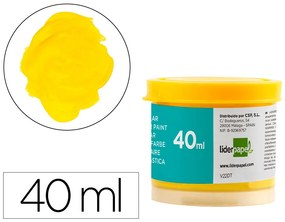 Guache Escolar 40 Ml Amarelo