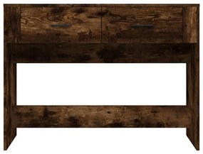 Mesa consola 100x39x75 cm derivados de madeira carvalho fumado