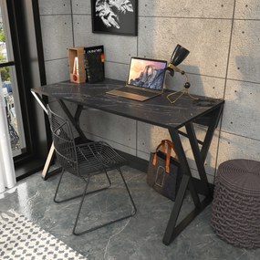 Secretária de Estudo Gyza – Preto – 120x60x75 cm