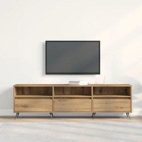 Cabide de TV Carvalho Artisan 150x30x44,5 cm Madeira de Engenharia