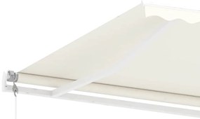Toldo automático independente 300x250 cm cor creme