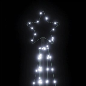 LED Árvore de Natal 339 LEDs Branco Frio 187 cm
