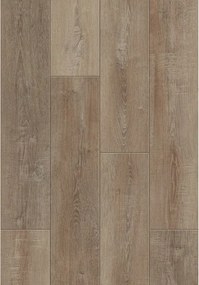 Mexen Windsor amostra de painéis de vinil SPC 6,5 mm, subcobertura IXPE 1,5 mm, 4 V-Fuga, Carvalho - F1016-S